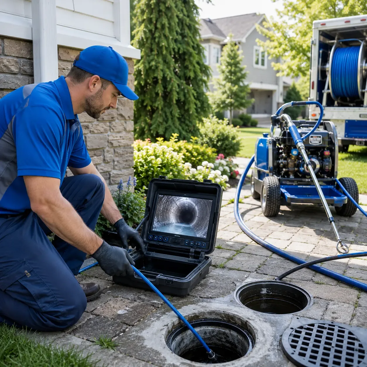 Outdoor drain cleaning professionals serving Rocky Point, NY